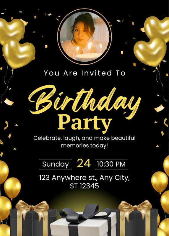 Custom Birthday Party Invitation